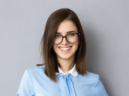 Corporate woman in glasses